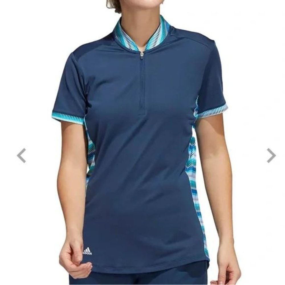 NWT adidas Women's Medium Ultimate365 Printed Golf Polo